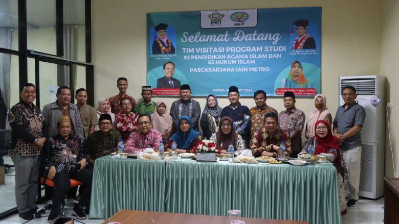 Pengajuan Program Studi Doktor Pendidikan Agama Islam dan Hukum Islam Pascasarjana IAIN Metro Lampung di Visitasi